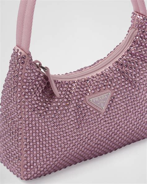 pink prada bag cheap|prada pink rhinestone bag.